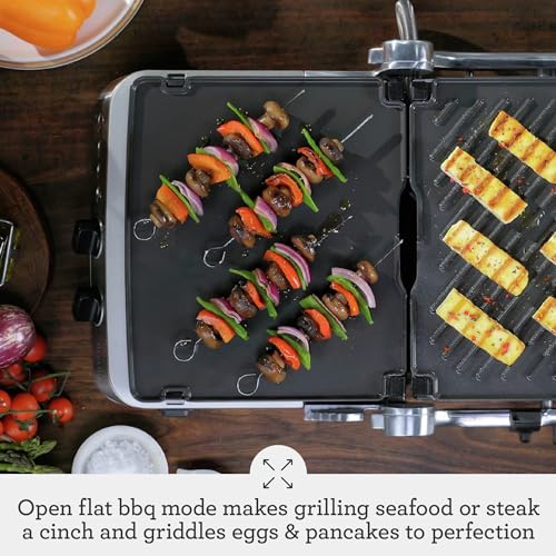 Breville BGR700BSS Sear and Press Grill, Brushed Stainless Steel