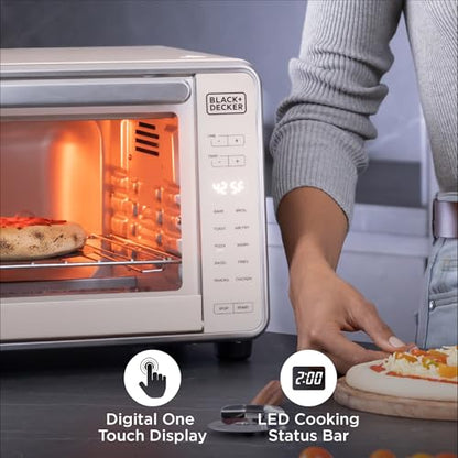 BLACK+DECKER Crisp 'N Bake Pro 6-Slice Digital Air Fry Oven