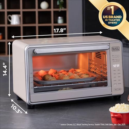 BLACK+DECKER Crisp 'N Bake Pro 6-Slice Digital Air Fry Oven