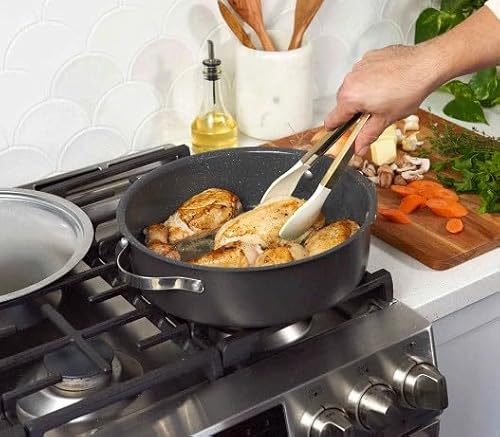 Nordic Ware Verde Ceramic Nonstick Braiser with Lid