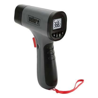 Weber Griddle Infrared Thermometer, Black, Wireless Digital Meat Thermometer for Grilling