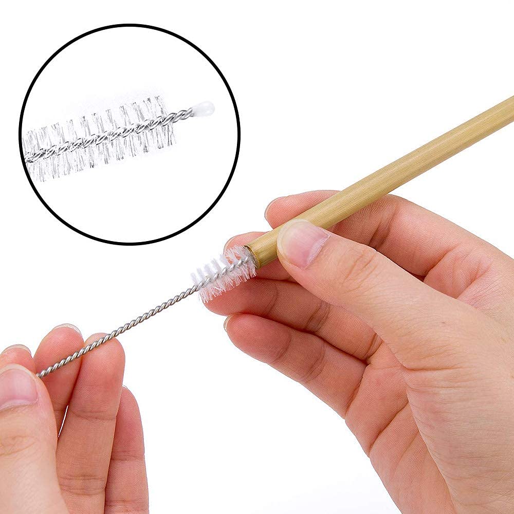 Wooden Utensil Flatware Set Reusable Utensils Travel Cutlery Set for Eating with Case, 10 Pcs Wooden Spoon and Fork Set Bamboo Flatware Set