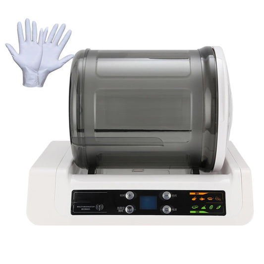 Commercial Meat Tumbler Marinator,Automatic Vacuum Tumbler Marinating Machine,7l Capacity Pickling Barrel,Led Display,for Marinating Meat and Vegetables,with 20 Disposable Gloves