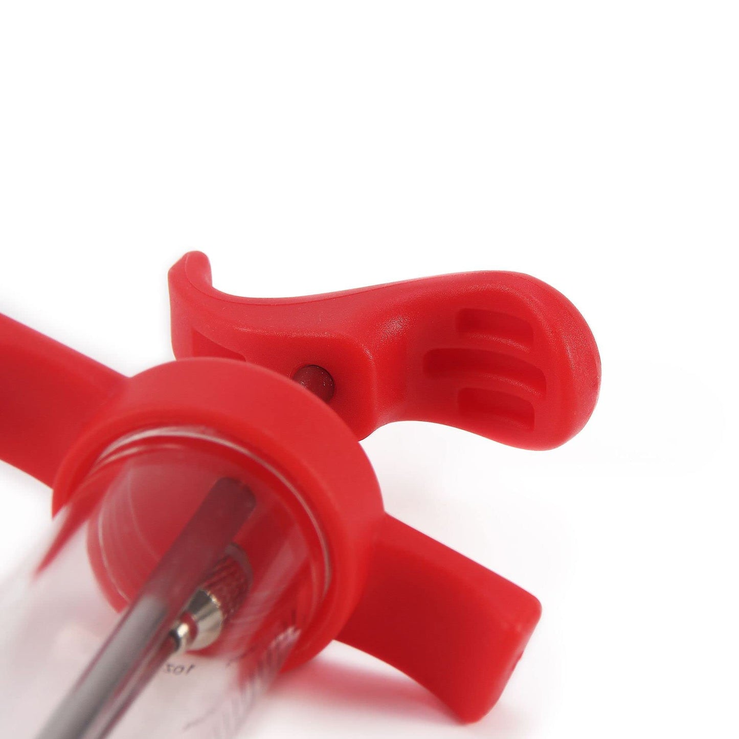 Meat Injector Kit, Plastic Marinade Turkey Injector Syringe with Screw-on Meat Needle for BBQ Grill,1-oz,with 2 Professional Needles,1 Cleaning Brush,3 Extra O-Rings,1 Brush For Basting