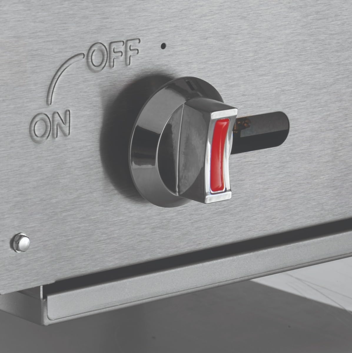 Kratos 24" Commercial Gas Charbroiler - Countertop 2-Burner Stainless Steel Grill, 70,000 BTU Output (29Y-001)