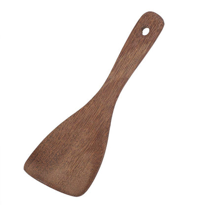 Kodrily Flat Wooden Spatula for Cooking, Wide Wood Spatula, Portable Wood Turner, Fried Rice Turner Utensils, Kitchen Cooking Tool for Steak Frying and Flipping, 8.66 x 2.95in