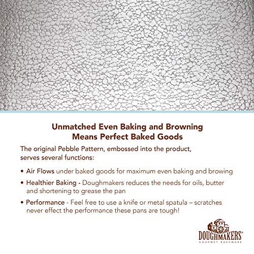Doughmakers Biscuit Sheet Commercial Grade Aluminum Bake Pan 10" x 14"