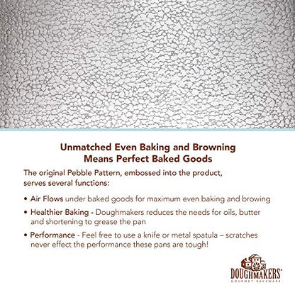 Doughmakers Biscuit Sheet Commercial Grade Aluminum Bake Pan 10" x 14"