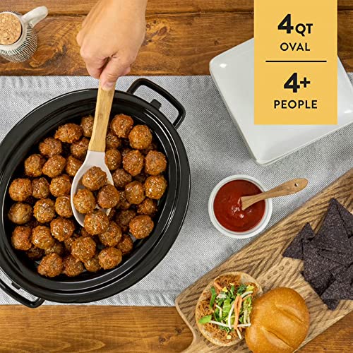 Crock-Pot Cook and Carry Programmable Slow Cooker, Steel, 4 Quart Oval
