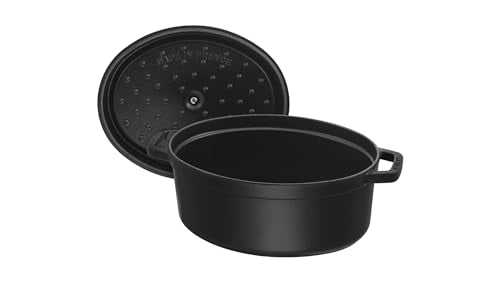 Staub Oval Dutch Oven 8.5-Quart Matte Black