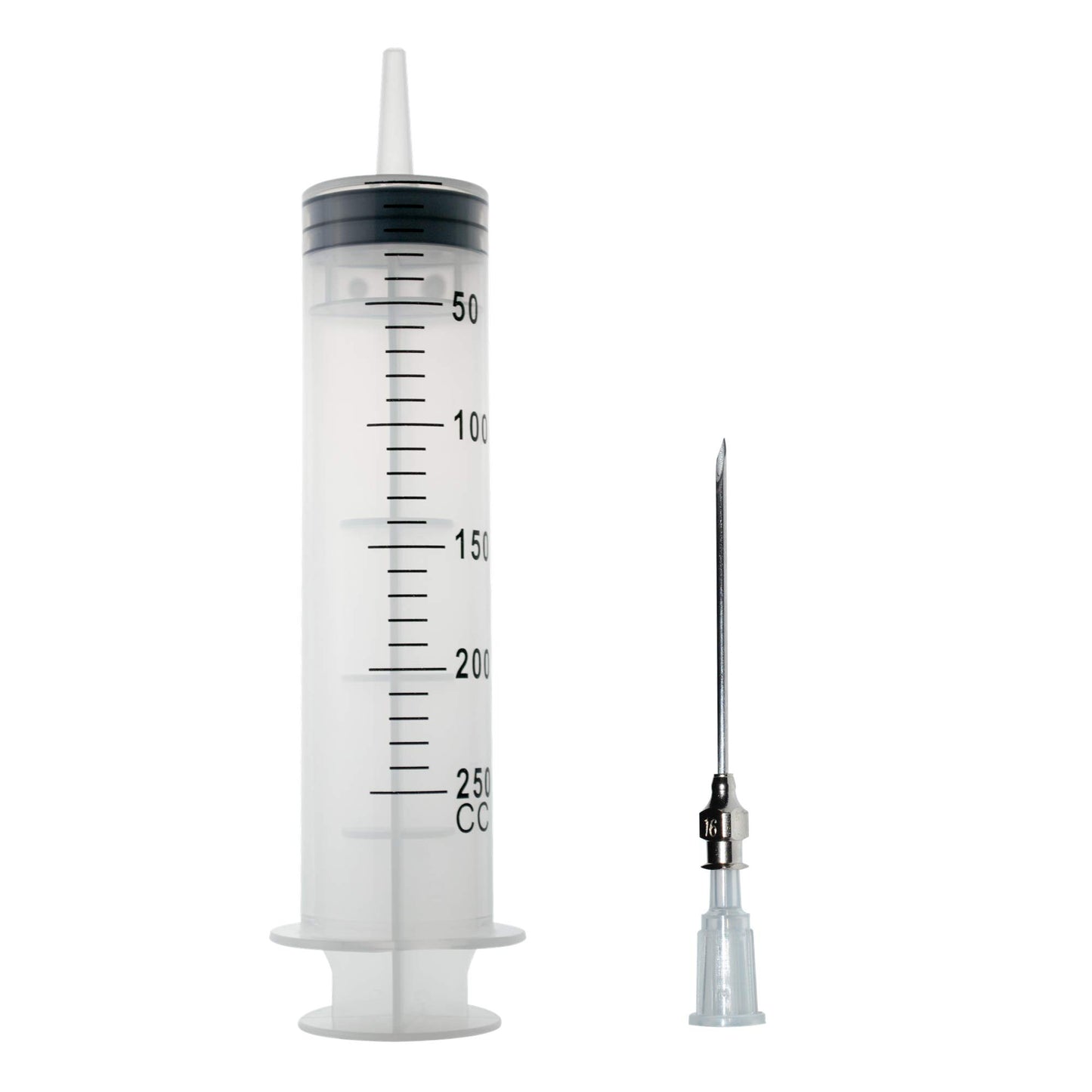 Kitchen 250ml Syringe with Needle - Large Volume Dispensing Syringe, Ideal for Glue and Plastic Use