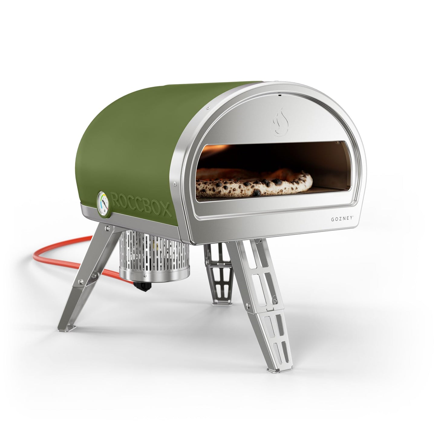 Gozney Roccbox Outdoor Pizza Oven, Green, Portable, Gas & Wood Fired, Restaurant-Grade