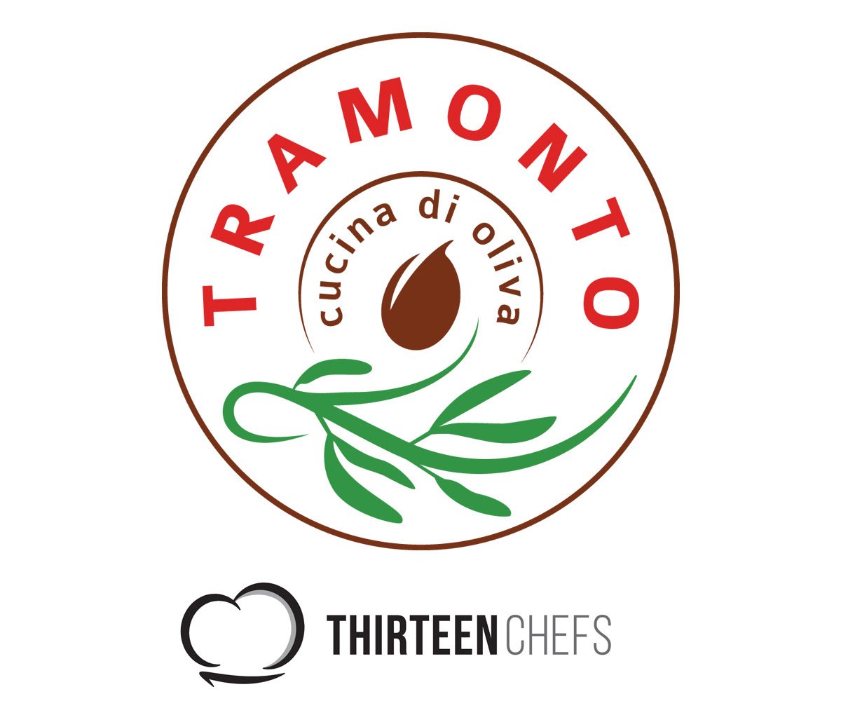 Tramanto Olive Wood Salad Server Set - 12 Inch Wooden Tongs - Rustic French Style