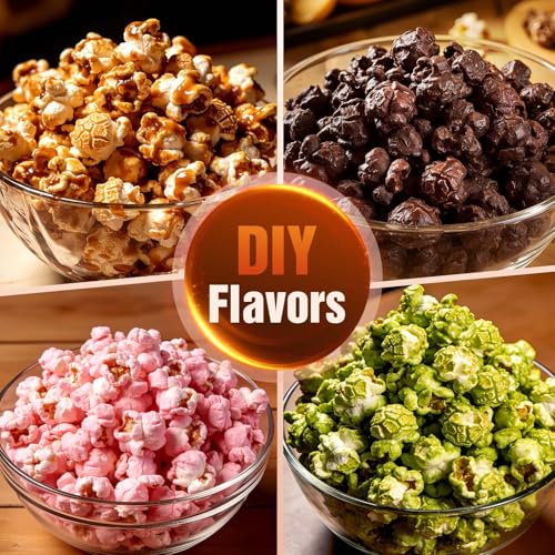 Popcorn Maker, 1200W Fast Hot Air Popper in 2 Minutes, Oil-Free Popcorn Popper, 4.5QT Large Capacity, Popcorn Machine for Home, Movie Nights, Family, Parties&World Cup, ETL Certified (White)