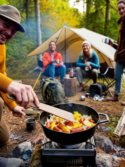 ELAR-Handmade Walnut Wood Spatula Set - Eco-Friendly, Non-Toxic, Natural & Sustainable Kitchen Utensils