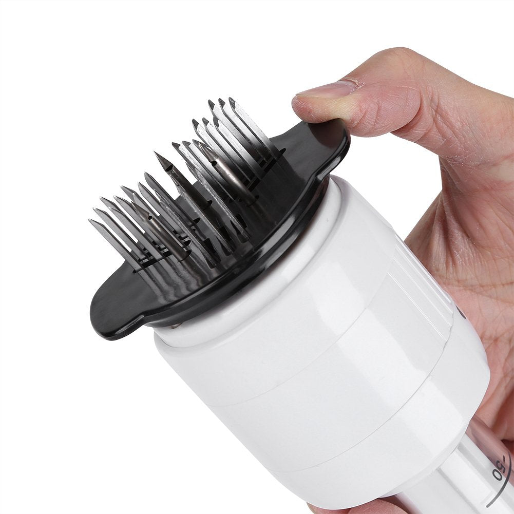 Textured Meat Tenderizer, 304 stainless steel Meat Marinade Tenderizer Needle Injector Steaks Flavor Syringe Cook Kitchen Tool