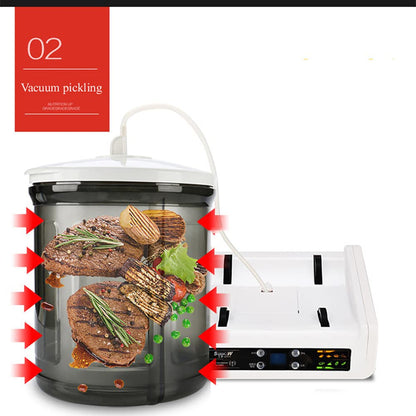 Vdniduir Automatic Meat Tumbler Marinating Machine,Electric Vacuum Tumbler Marinator,for Meat & Vegetable