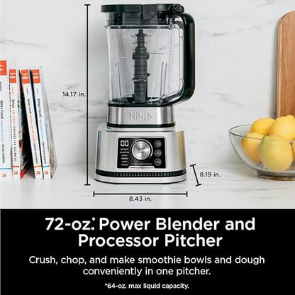 Ninja Foodi Power Blender & Food Processor, 6 Functions, Silver, SS351