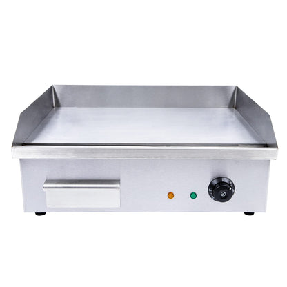 TBVECHI Teppanyaki, Electric Griddle Cooktop Countertop Commercial Flat Top Grill Griddles BBQ Plate Grill Thermostatic Control