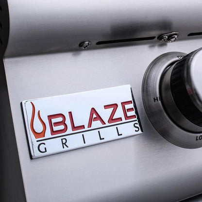 Blaze Outdoor Grill | Freestanding 32-inch Stainless Steel Propane Gas BBQ Grill | 4 Burner | Premium Outdoor Kitchen Grilling | Rear Infrared Burner & Grill Lights