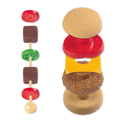 Smoby: BBQ Plancha Grill - Black, 18-Piece Accessory Playset - Realistic Cooking, Turn The Button & See Flames Appear, 19.69x14.57x28.43, Kids Age 3+