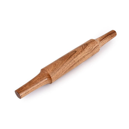 BHAVATU Rolling Pins Acacia Wood Dough Roller Wooden Handle, Pastry Roller, Baking Kitchen Supplies for Bread, Pizza Dough, Pie, Cookies (16" X 2" X 2")