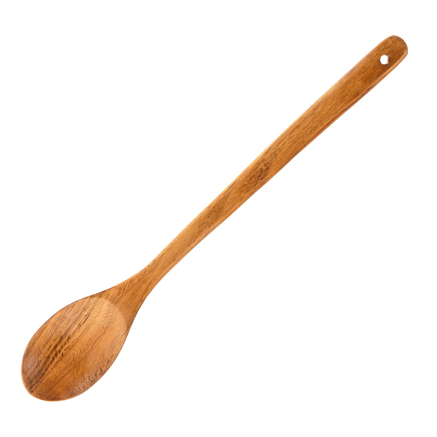 Wooden Mixing Spoon, 16.5 Inch Long Handled Wooden Spoons for Cooking And Stirring