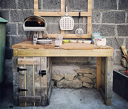 Gozney Roccbox Outdoor Pizza Oven, Green, Portable, Gas & Wood Fired, Restaurant-Grade