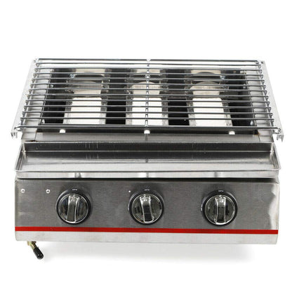 Propane Infrared Steak Grill - Efficient Heating Outdoor Portable Gas Grill with Vertical Cooking, Stainless Steel Single Burner, Perfect for Steak, Ribeyes, Picnic, BBQ