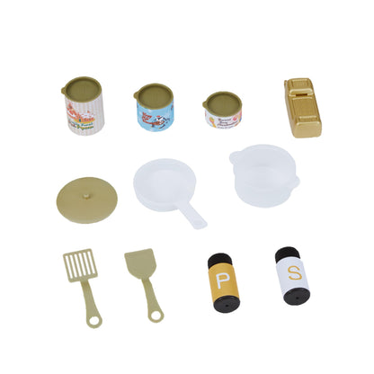 Teamson Kids Versailles Petite Classic Kids Wooden Interactive Play Kitchen, White with Faux White Marble and Gold