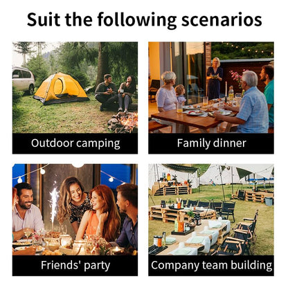 gzcmxh Charcoal Grill - portable BBQ Grill with adjustable air vent, wheels, hanlde - Charcoal Kettle Grill for outdoor, camping, backyard, picnics, party parties (22inch Apple)