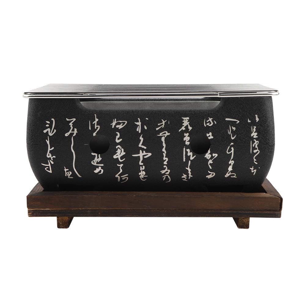 Yakitori Grill Charcoal Japanese Charcoal Grill - Rectangular Furnace,Barbecue Alcohol Stove