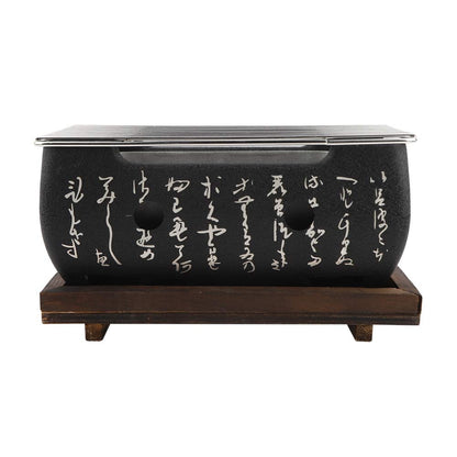 Yakitori Grill Charcoal Japanese Charcoal Grill - Rectangular Furnace,Barbecue Alcohol Stove