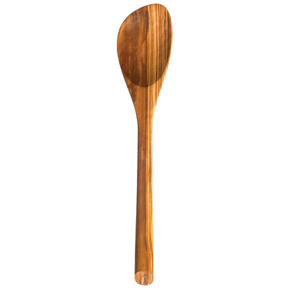 Rock & Branch Olive Wood Cooking Spoon, Wooden Mixing Spoon for Cooking, Safe for Nonstick Cookware, 13" Long