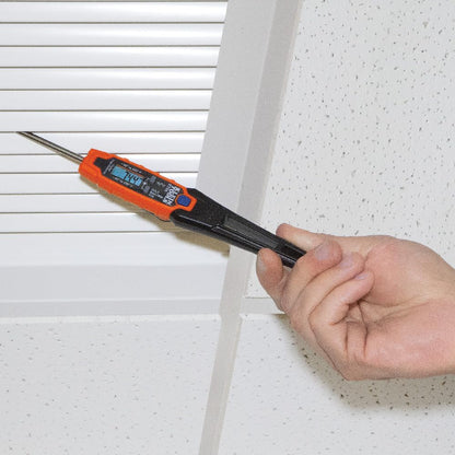 Klein Tools ET05 Digital Pocket Thermometer, HVAC Instant Read Thermometer with Backlit Display, Wide Measurement Range, Fahrenheit and Celsius