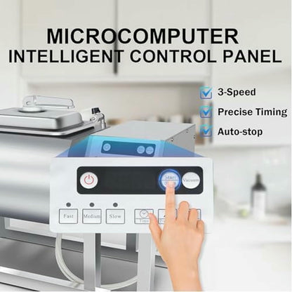 YXKJZHF Vacuum Tumbler Marinating Machine for Meat and Vegetables - Stainless Steel Food-Grade Tumbling Marinator