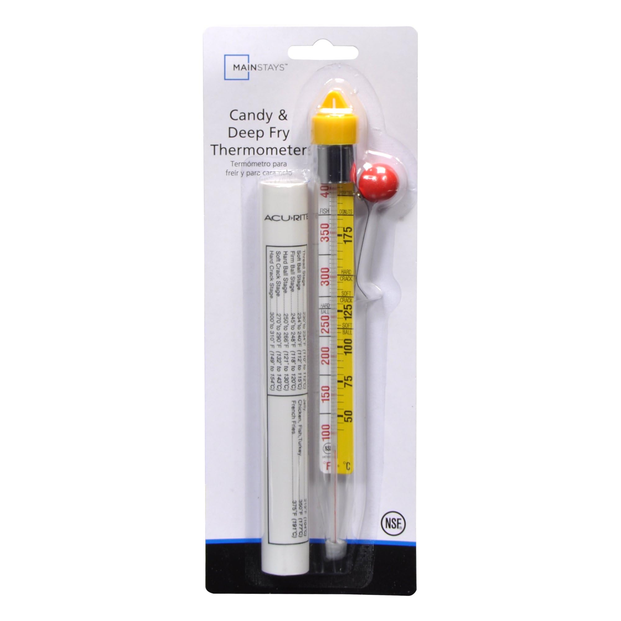 Chaney Instrument 00723 Deluxe Candy/Deep-Fry Thermometer with sheath ...