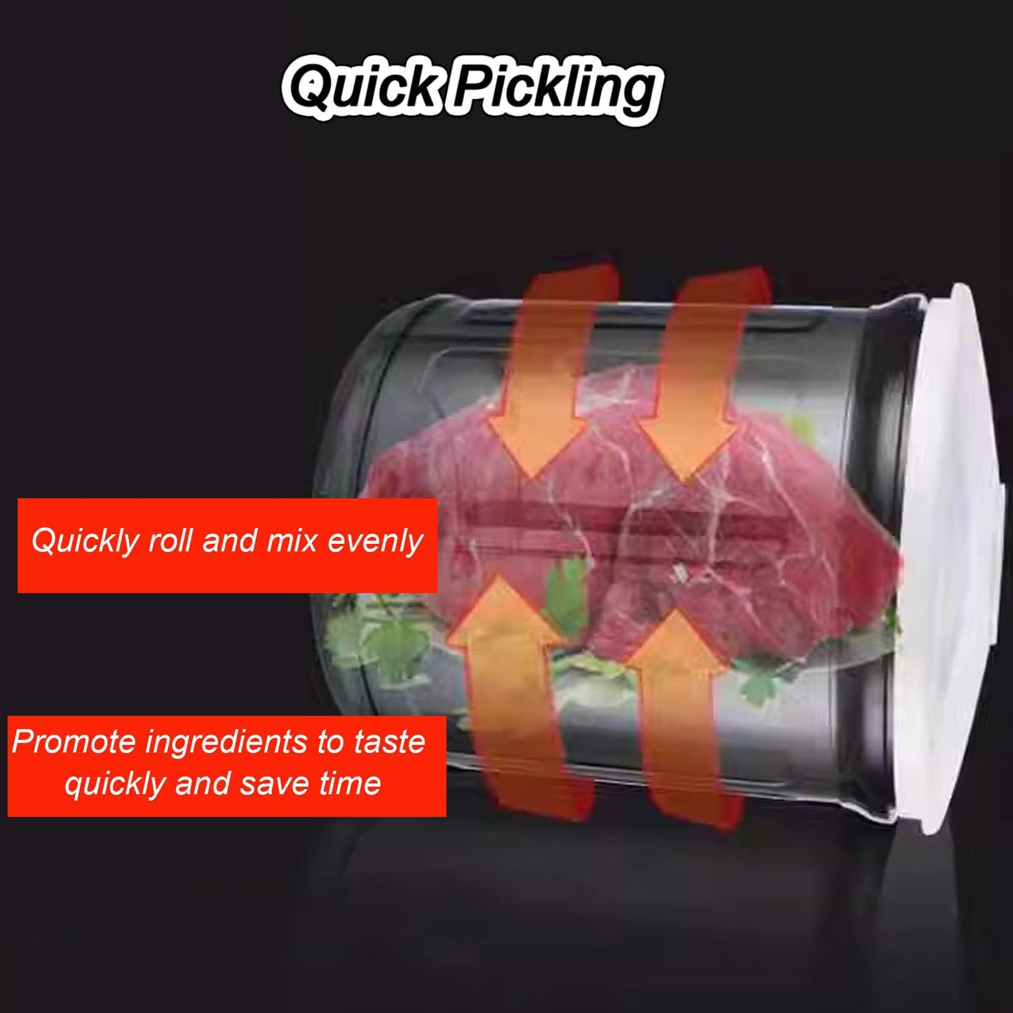 TREEYX Automatic Vacuum Tumbler Marinating Machine, Electric Vacuum Food Tumbling Machine Multi-Marinator, Commercial Vacuum Tumbler Marinating Machine for Meat & Vegetable
