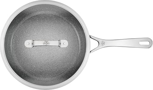 BALLARINI Salina Saute pan with lid, 28 cm, Round, Aluminium, with Ceramic Coating