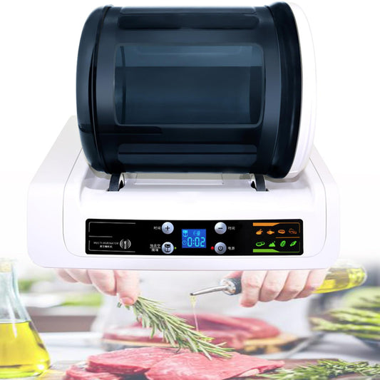 Meat Tumbler Marinator,Electric Vacuum Tumbler Marinating Machine for Meat and Vegetables,Automatic Meat Tumbler Marinator,5L load,for home,Restaurants