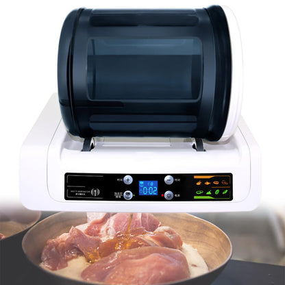 Commercial Vacuum Tumbler Marinating Machine for Meat&Vegetable, 5 L Large Capacity Pickling Barrel & 0-10h Timer Setting, for Beef Pork Mutton Chicken