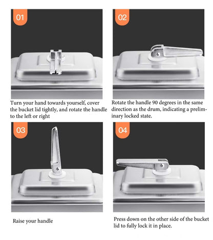 Yokoma Meat Vegetable Tumbler Marinator, 90L Capacity Marinate 47.5kg Commercial Electric Vacuum Pump Vegetable Marinating Machine Stainless Steel Meat Curing Marinator for for Jerky, Sausage, Bacon