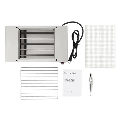 Portable Electric Grill 110V Indoor Smokeless Searing Grill Commercial Yakitori Griddle Stainless Steel Restaurant Korean BBQ Grill 446°F