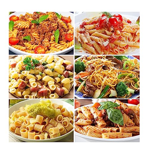 Pasta Maker Attachment for Kitchenaid Stand Mixer with 6 Different Shapes of Pasta Outlet, Durable for Kitchenaid Accessories and Attachments, Dishwasher Safe