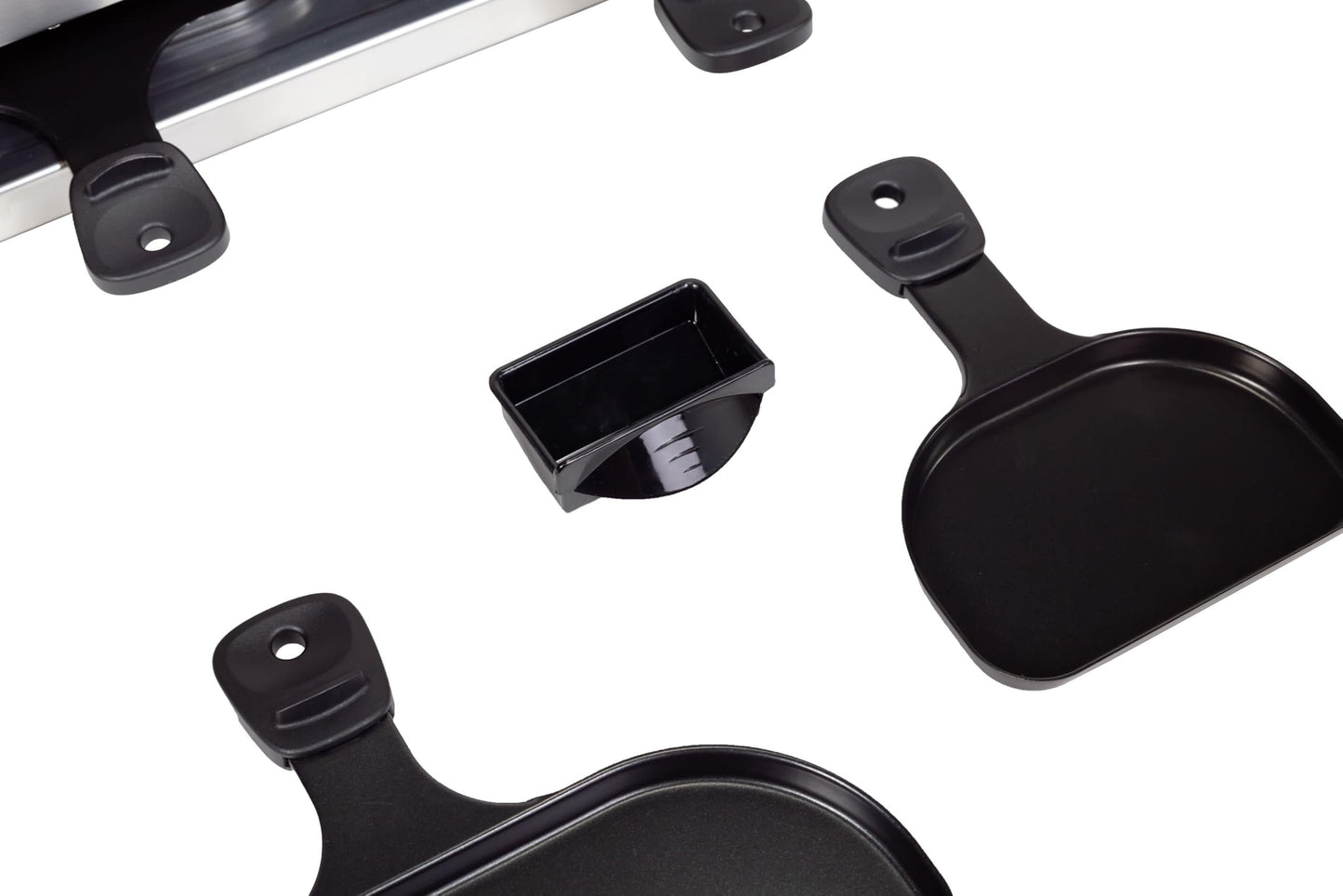 Maverstone Raclette Grill – Smokeless Indoor Electric Table Top Griddle with 1600W Fast Heating Dual-Zone Cooking - Stainless Steel - Easy Clean Nonstick Surface