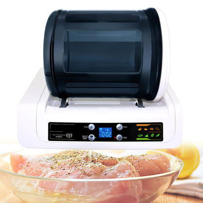 15 Minute Meat & Vegetable Vacuum Tumbler Marinator, Automatic Electric Commercial Vacuum Tumbler Marinating Machine, for Chicken, Burger, Bacon