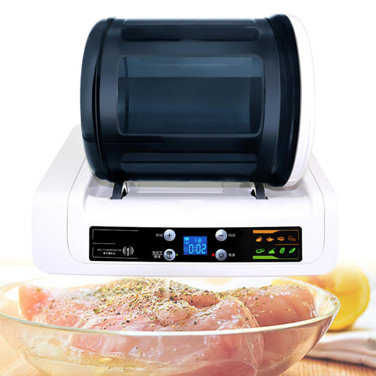 15 Minute Meat & Vegetable Vacuum Tumbler Marinator, Automatic Electric Commercial Vacuum Tumbler Marinating Machine, for Chicken, Burger, Bacon