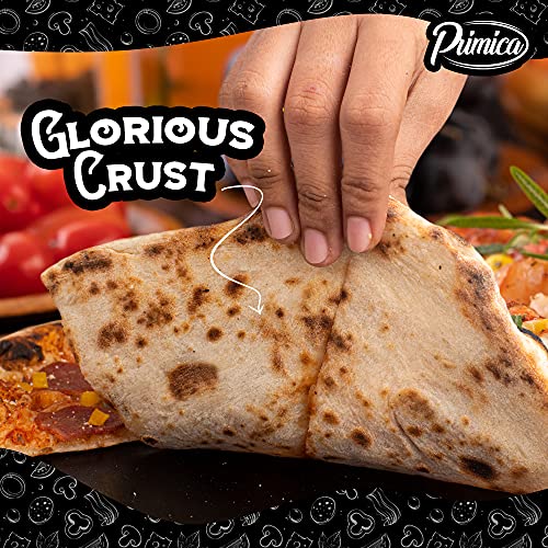 Primica Pizza Steel XL for Oven & Grill,16"x13.4", The Ultimate Crust Game Changer, Perfect for Oven Baked Pizza with higher Conductivity, Premium Baking Alternative to Pan and Stone