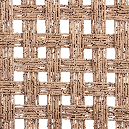 Christopher Knight Home 9 Piece Outdoor Dining Set Acacia Wood Expandable Table and 8 Light Brown Wicker Chairs Teak Finish Frame Patio Dining Furniture Set for Garden Backyard Porch Deck