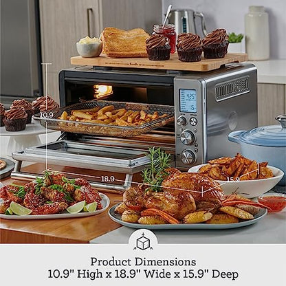Breville BOV860BSS Smart Oven Air Fryer and Convection Oven, Brushed Stainless Steel